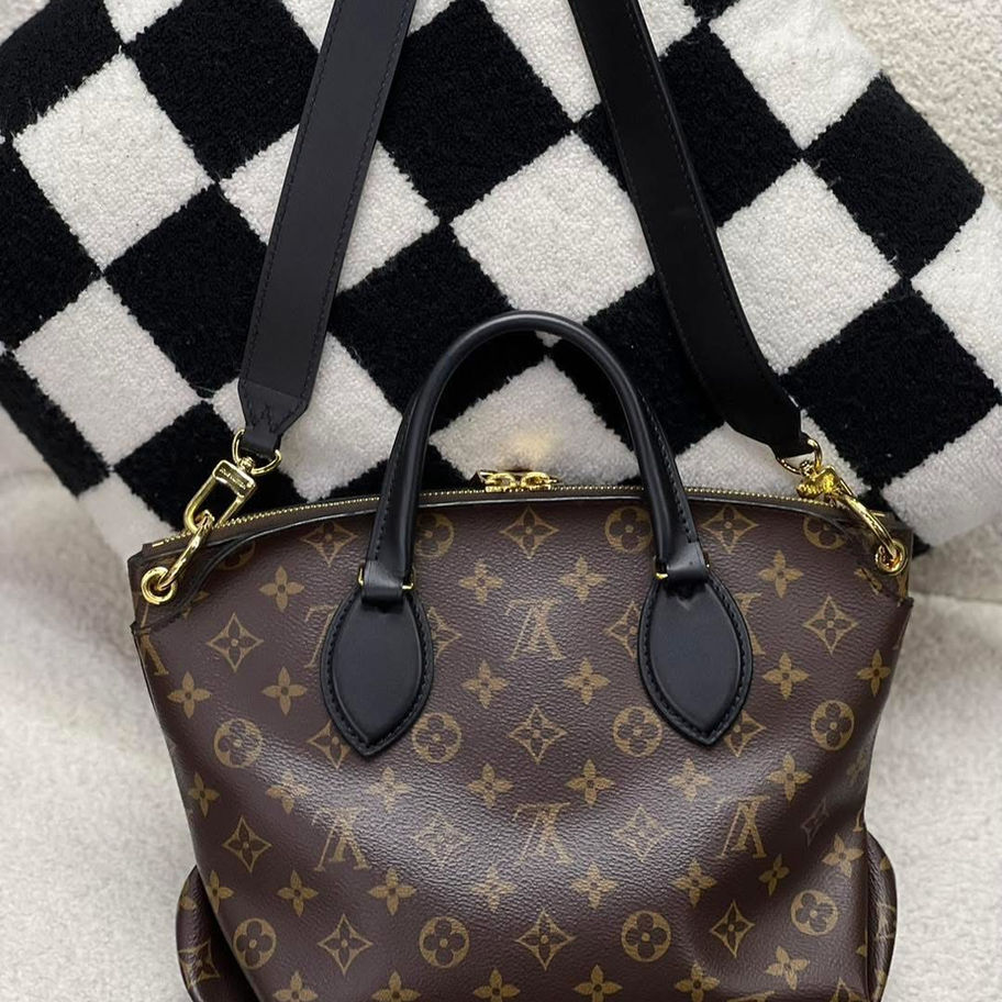 Louis Vuitton Flower Zipped Tote Bag Back  View