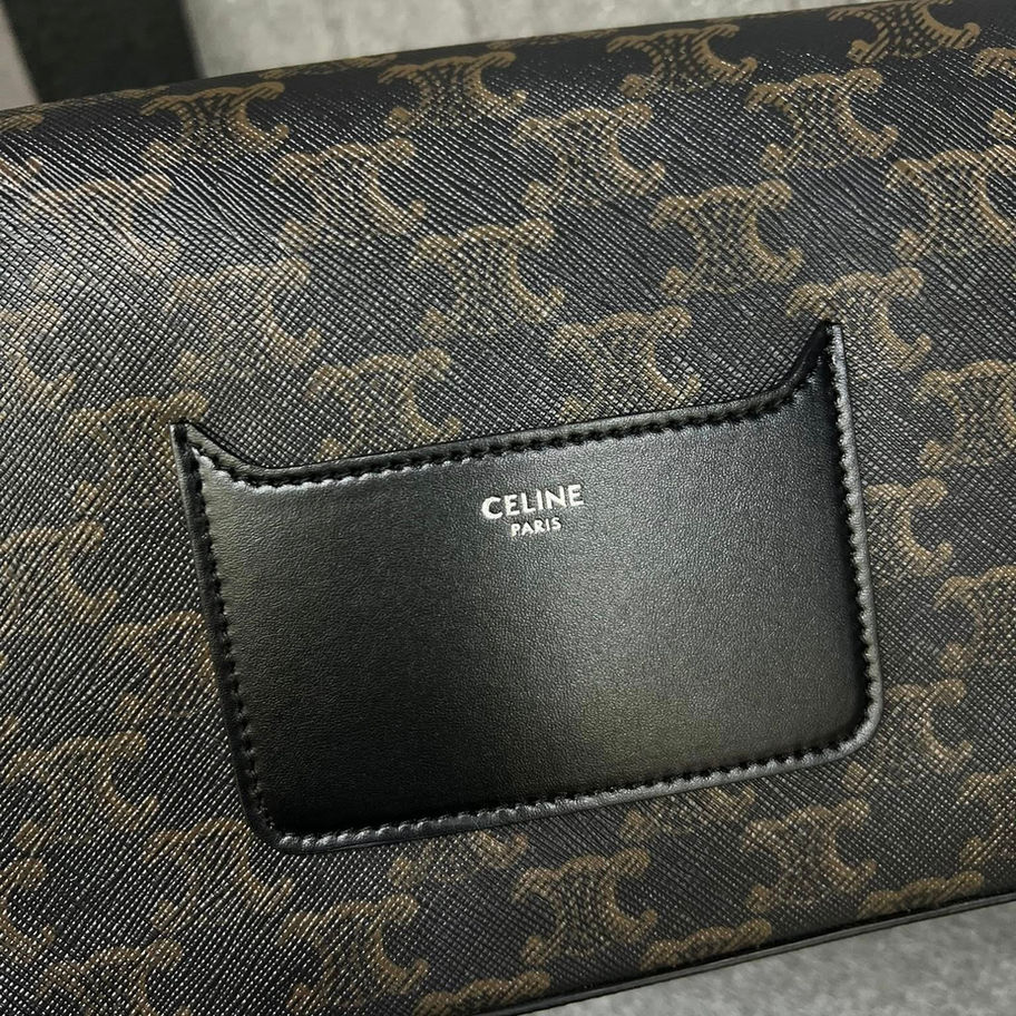 Celine Messenger Bag Back Pocket View