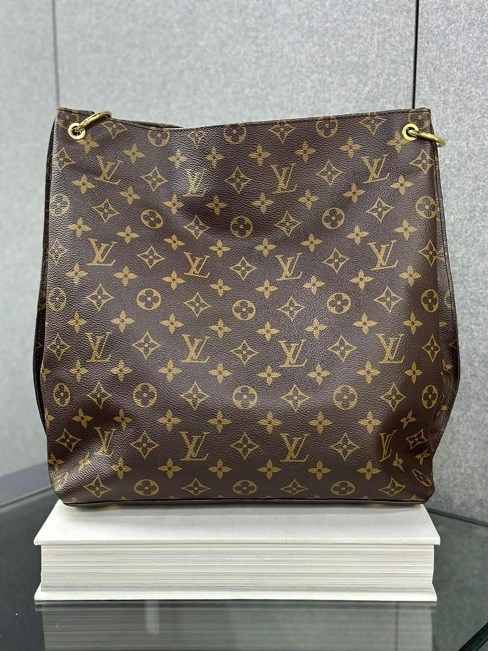Brown Louis Vuitton Neverfull Monogram Tote
