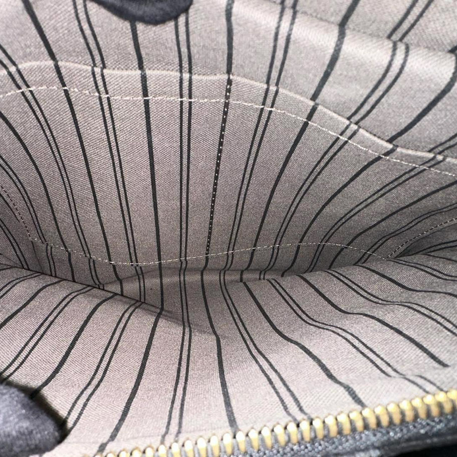 Black Louis Vuitton bag interior
