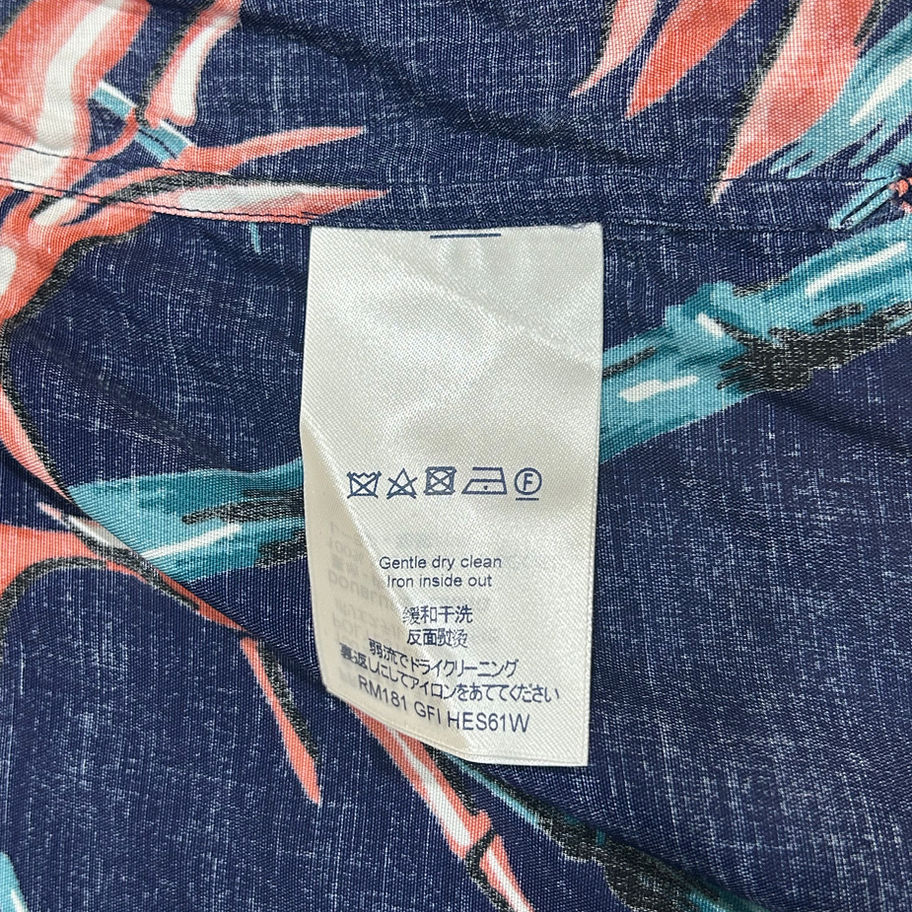 Louis Vuitton Hawaiian Shirt Aloha Birds of Paradise Tag View