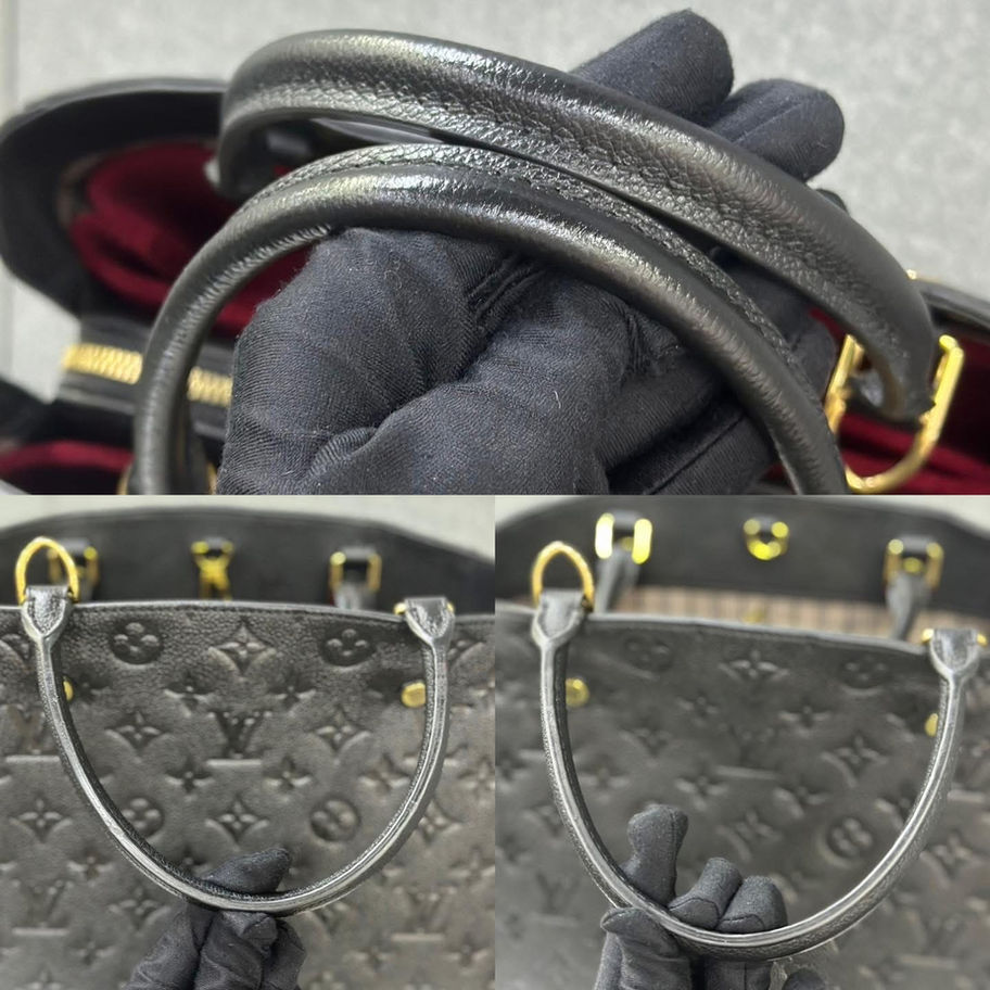 Black Louis Vuitton handbag, Monogram Empriente leather