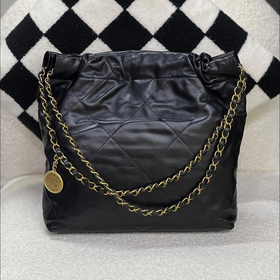 Chanel C22 Small Hobo Bag Back View