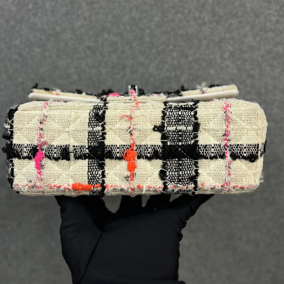 Chanel Classic Mini Flap Rectangular in Multicolour Bottom View