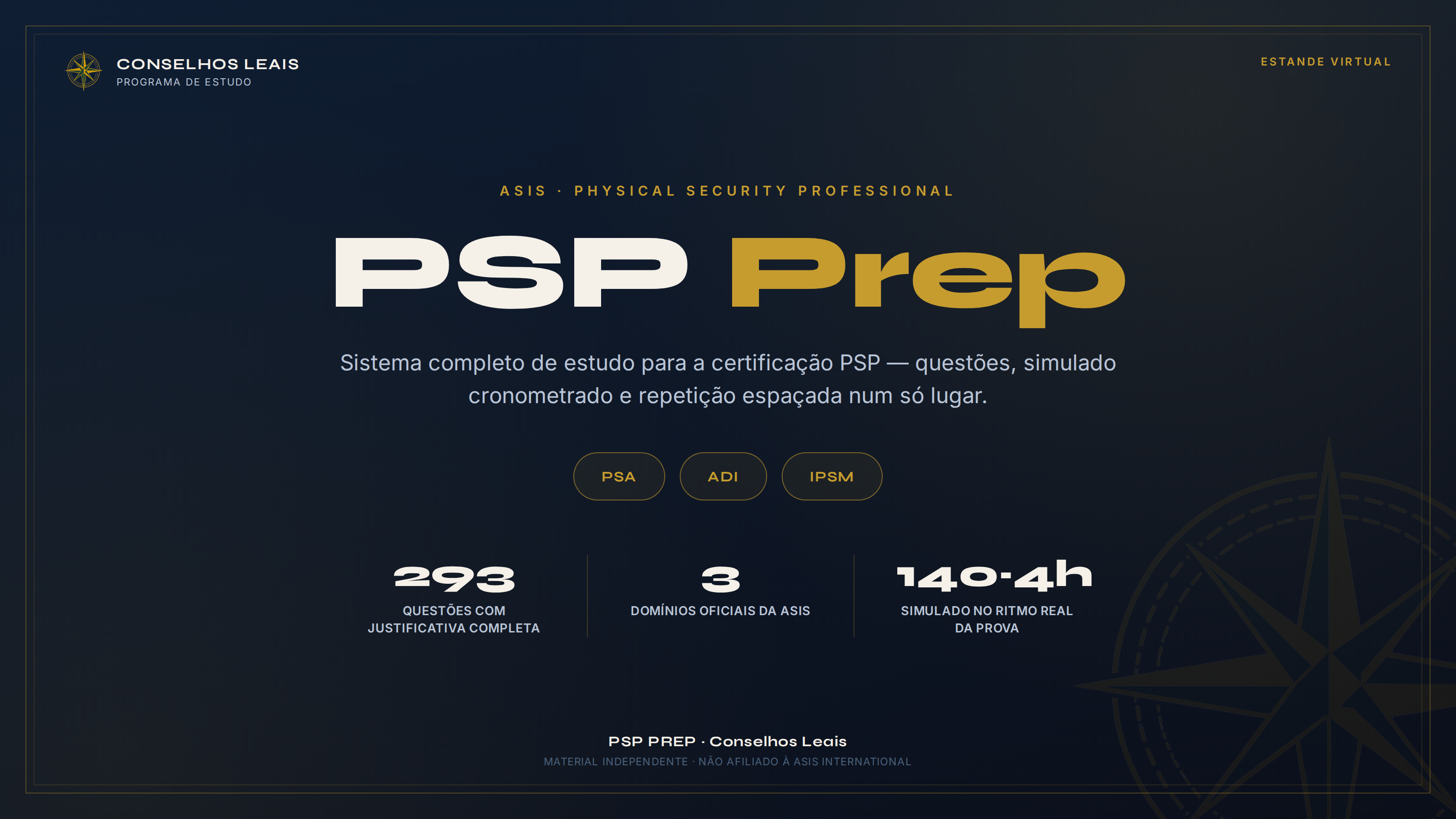 PSP Prep — Sistema de Estudo para a Certificação ASIS PSP
