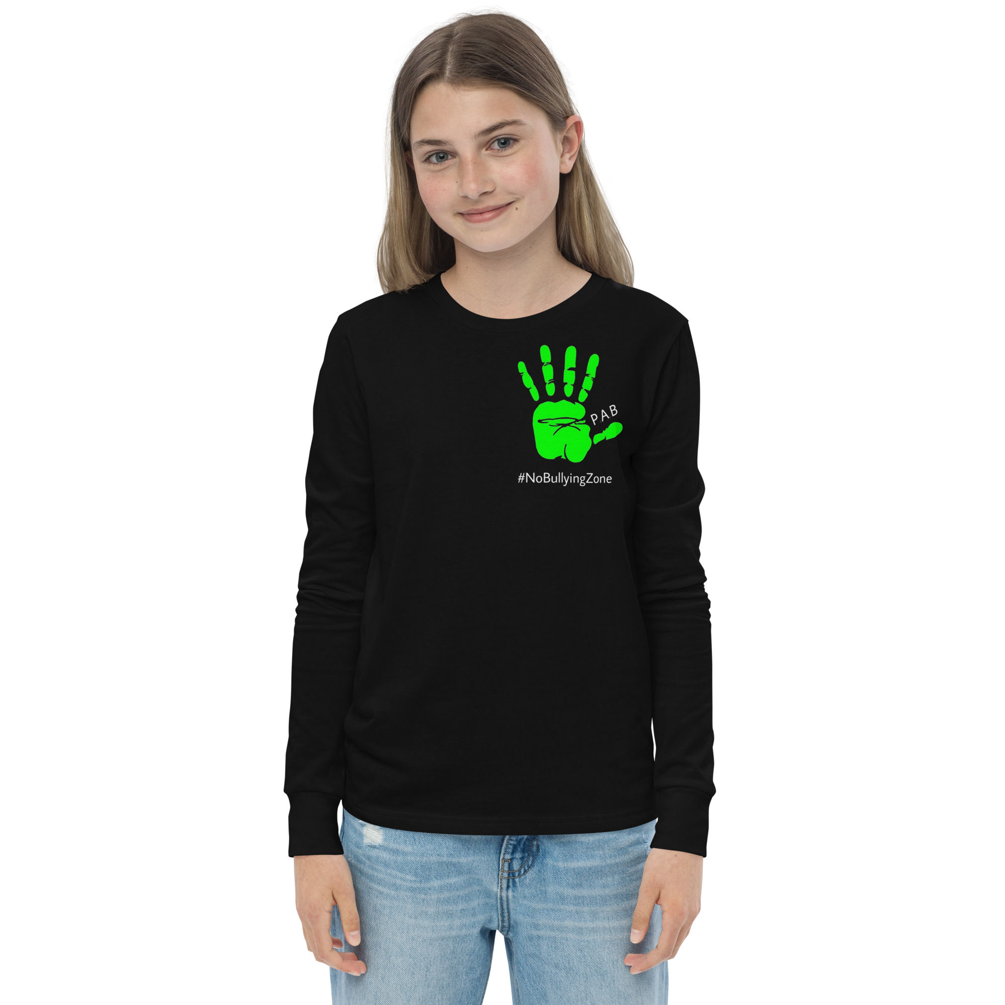 No Bully Zone Youth long Sleeve Tee