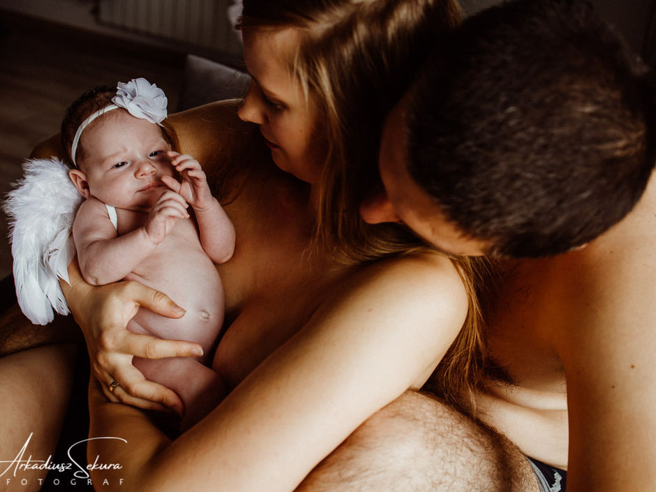 Sesja noworodkowa 🍼Milena🍼 z rodzicami