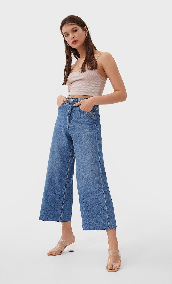 Culotte Jeans outfit