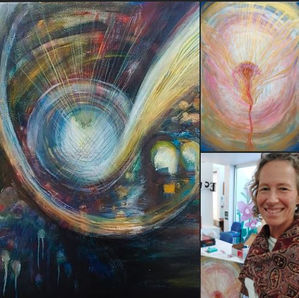 Exciting....My first time exhibiting artwork in a gallery