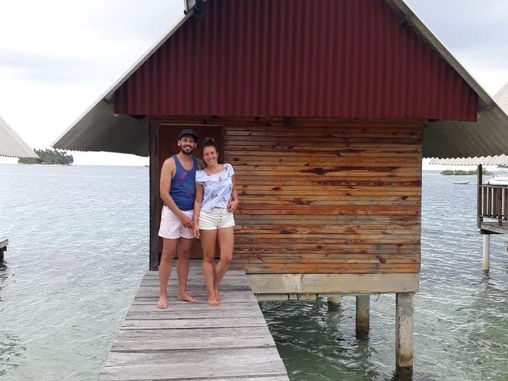 Wailidub Lodge es uno de los pocos lugares en las Islas de San Blas con Cabañas Sobre del Mar