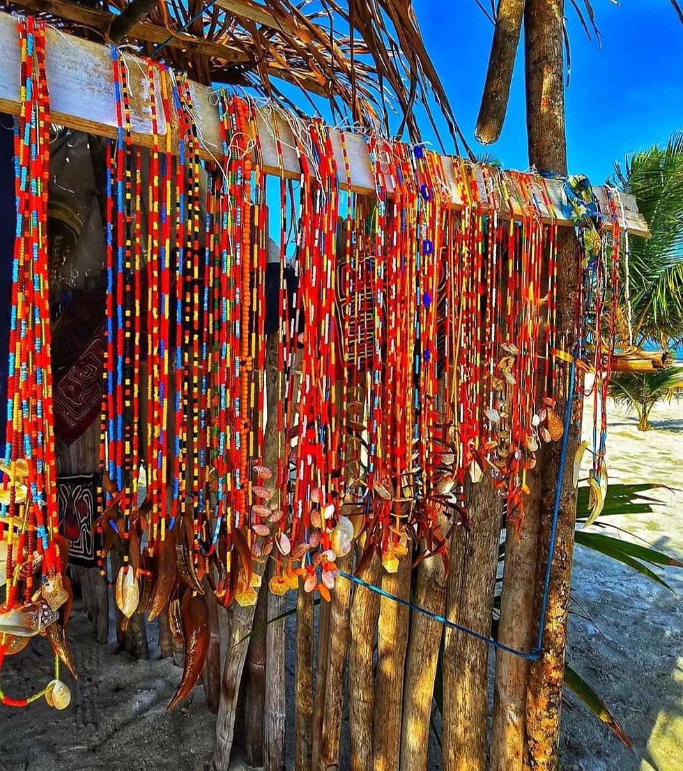 Isla Misdub y sus artesanias de gunayala