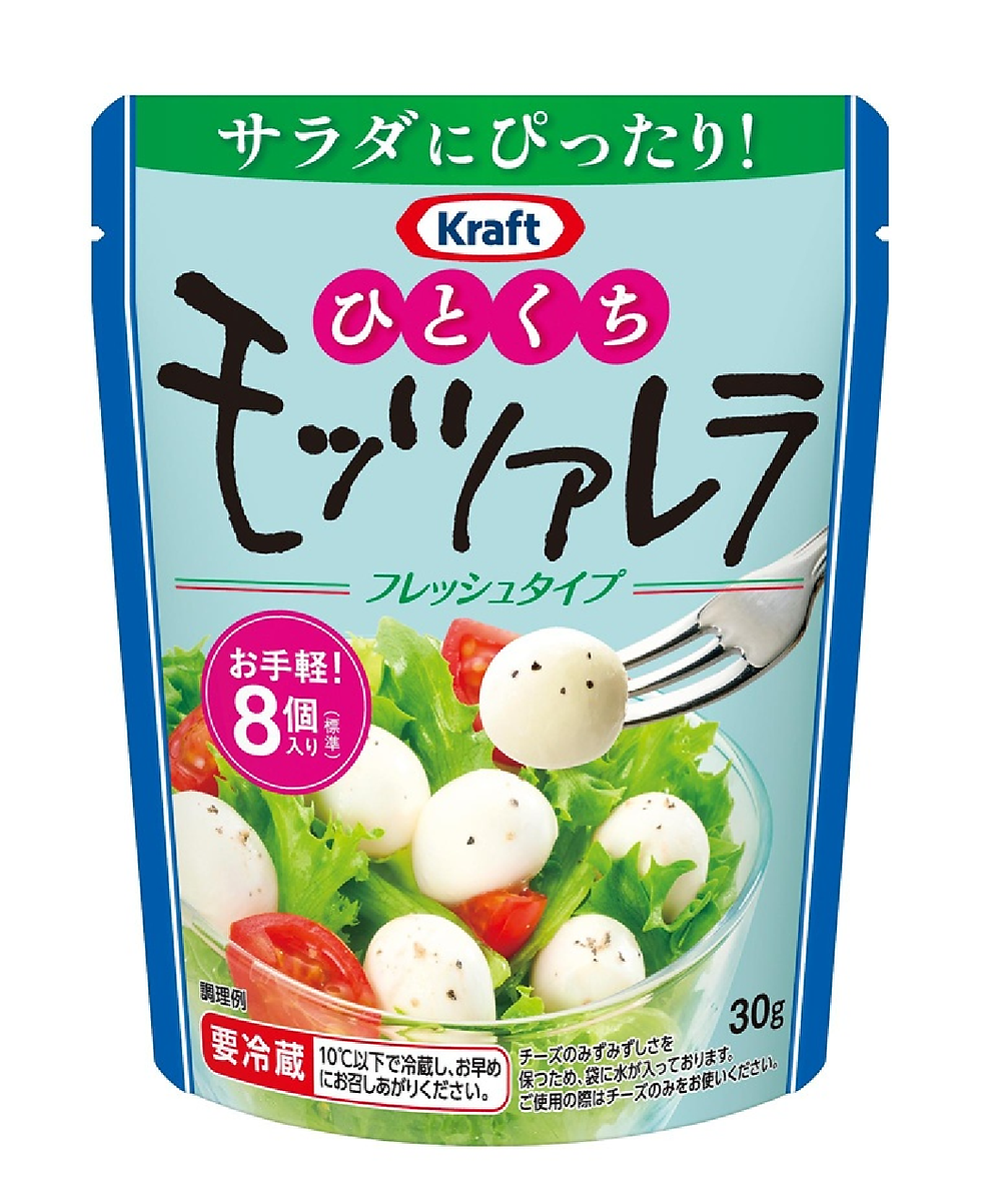 「クラフト ひとくちフレッシュモッツァレラ30g」