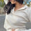 Thumbnail: Ribbed Polo Knit Top