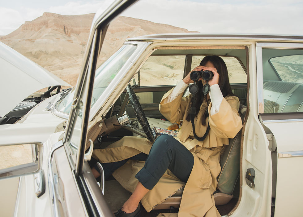 Thumbnail: Pleated wind breaker trench coat