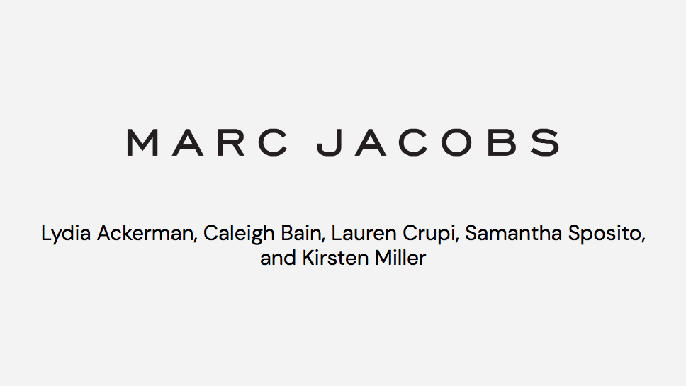 Marc Jacobs