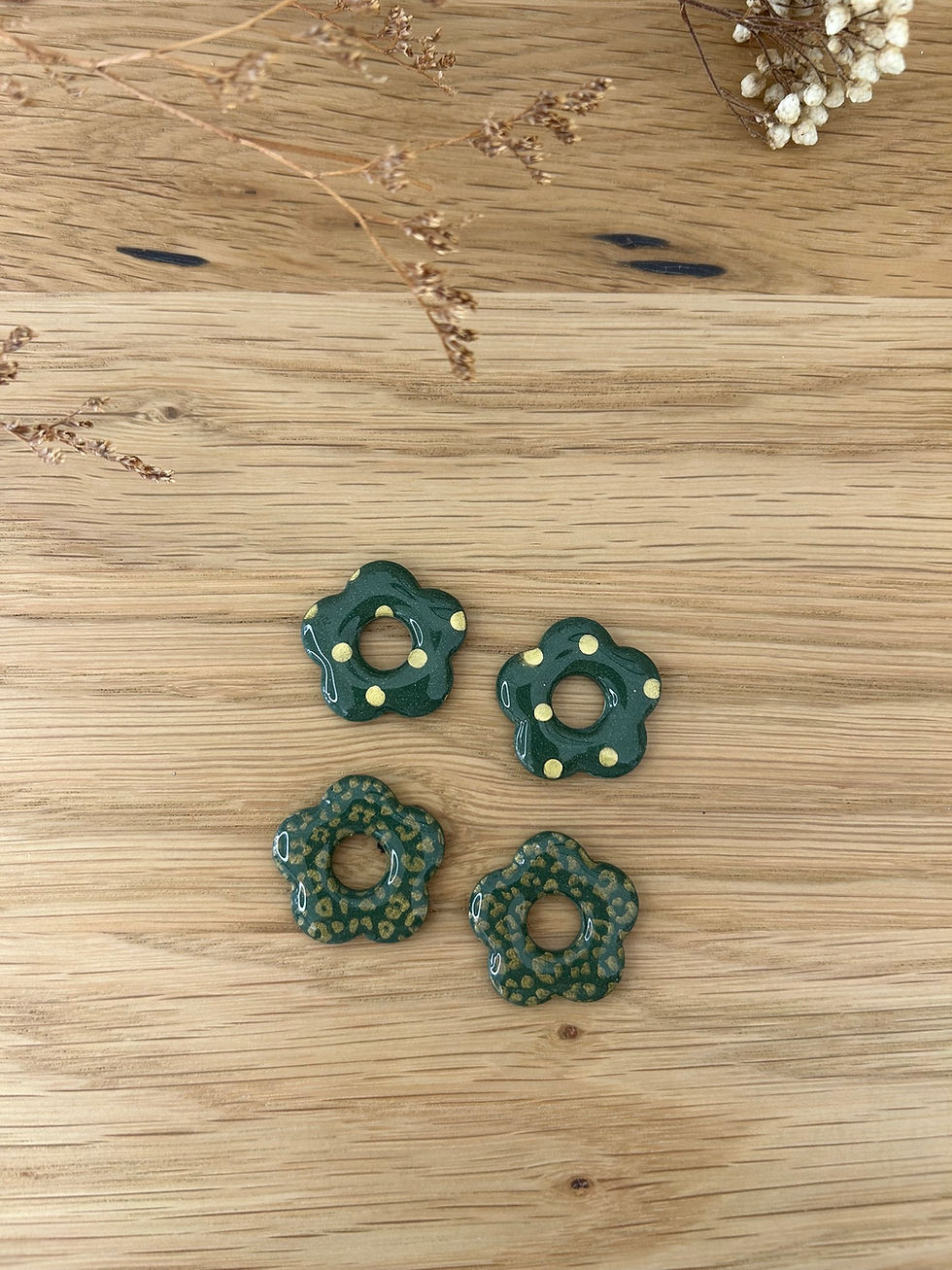 Miniature : Charms Kaki & Doré