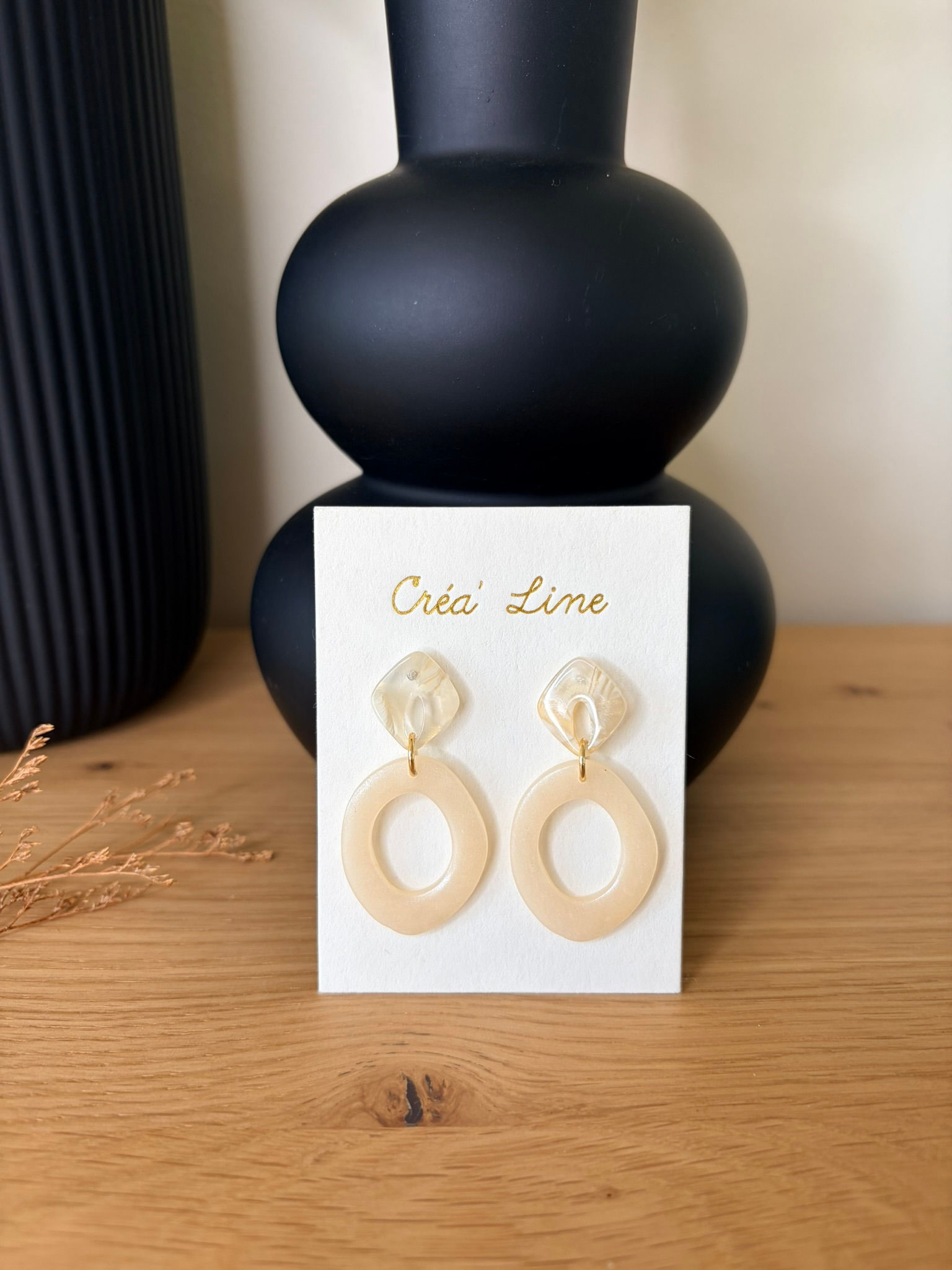 Boucles d'oreilles Eclat de Champagne