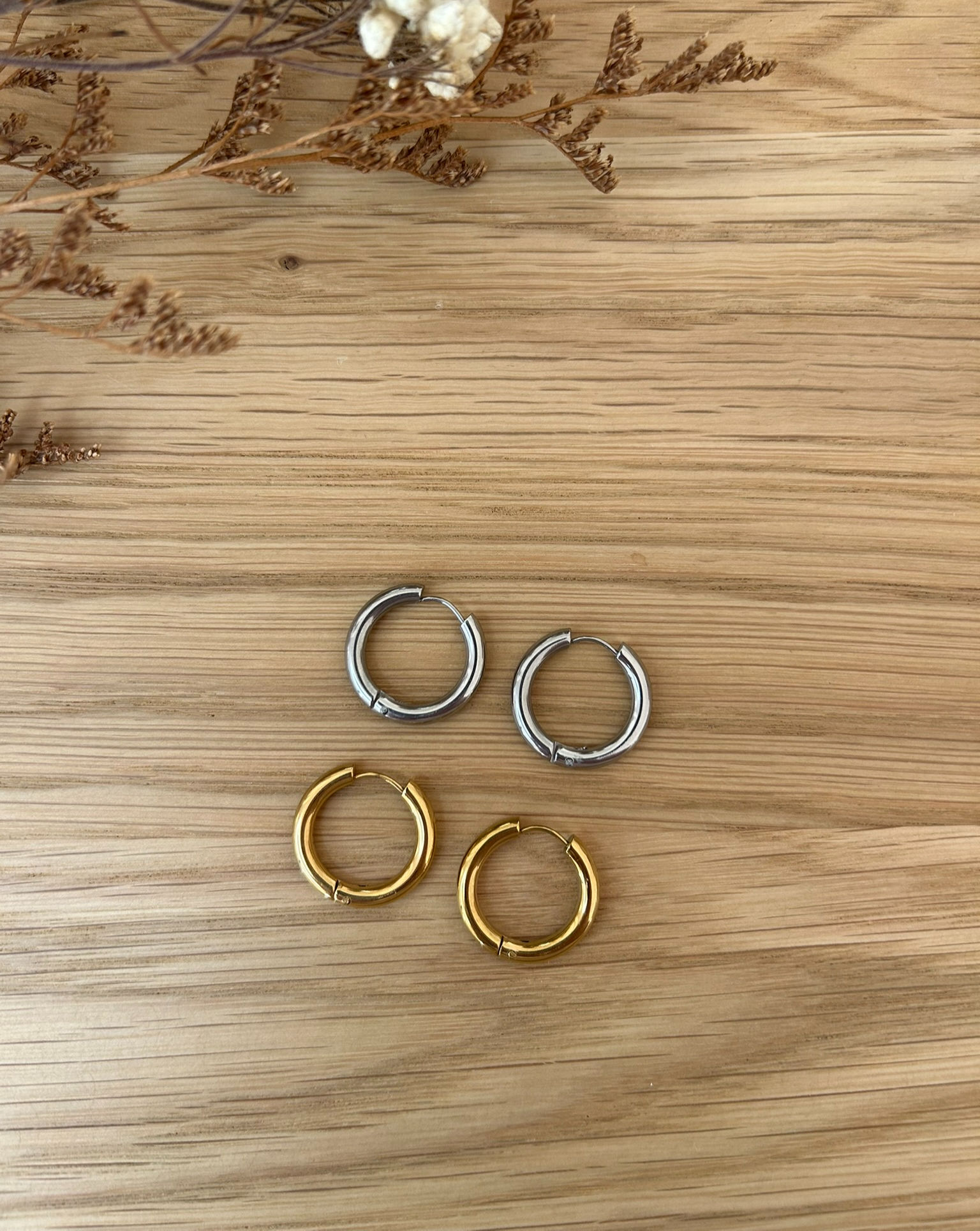 Créoles rondes épaisses 20mm