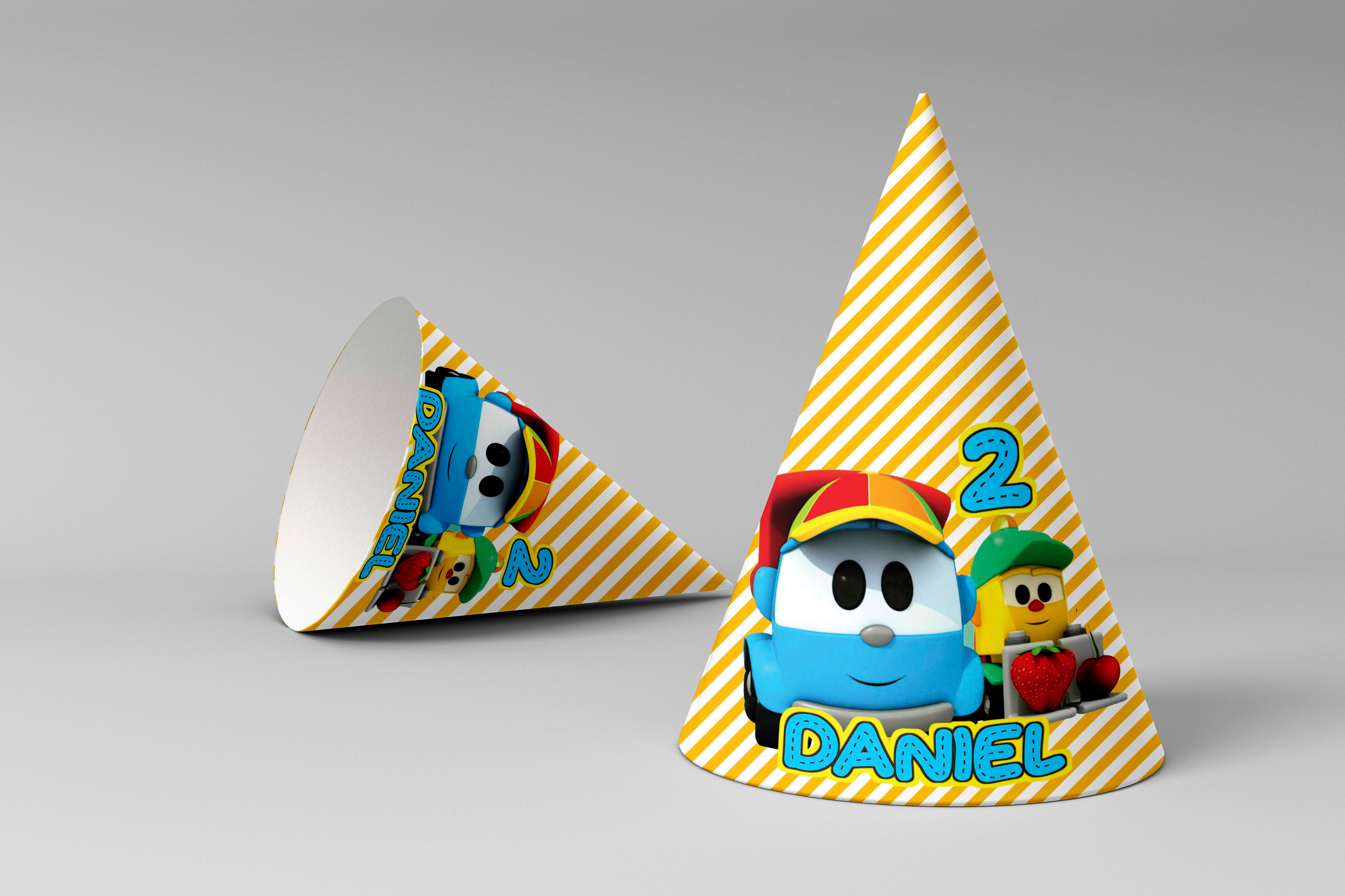 Chapéu de festa Leo, o Camião