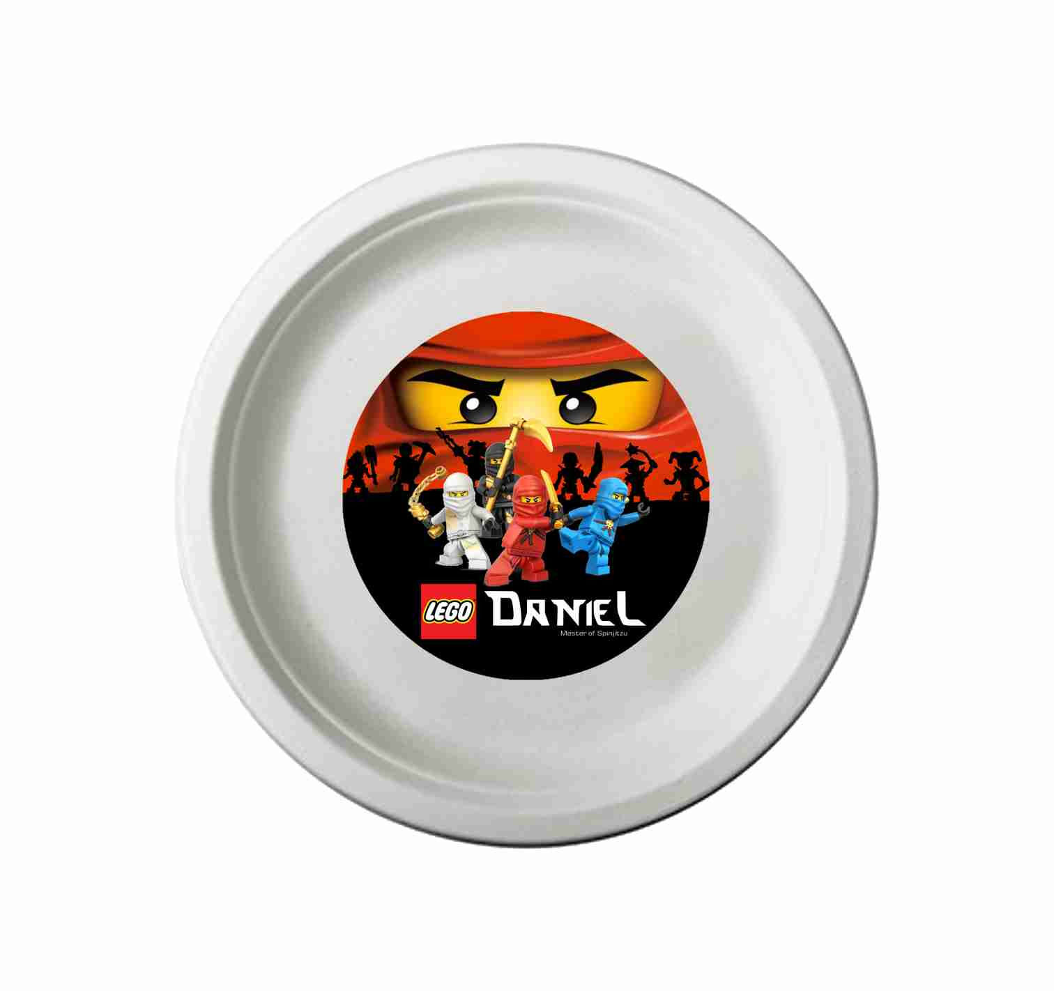 Autocolante para Prato LEGO Ninjago