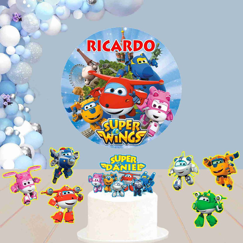 Kit de Festa Básico 2 Super Wings