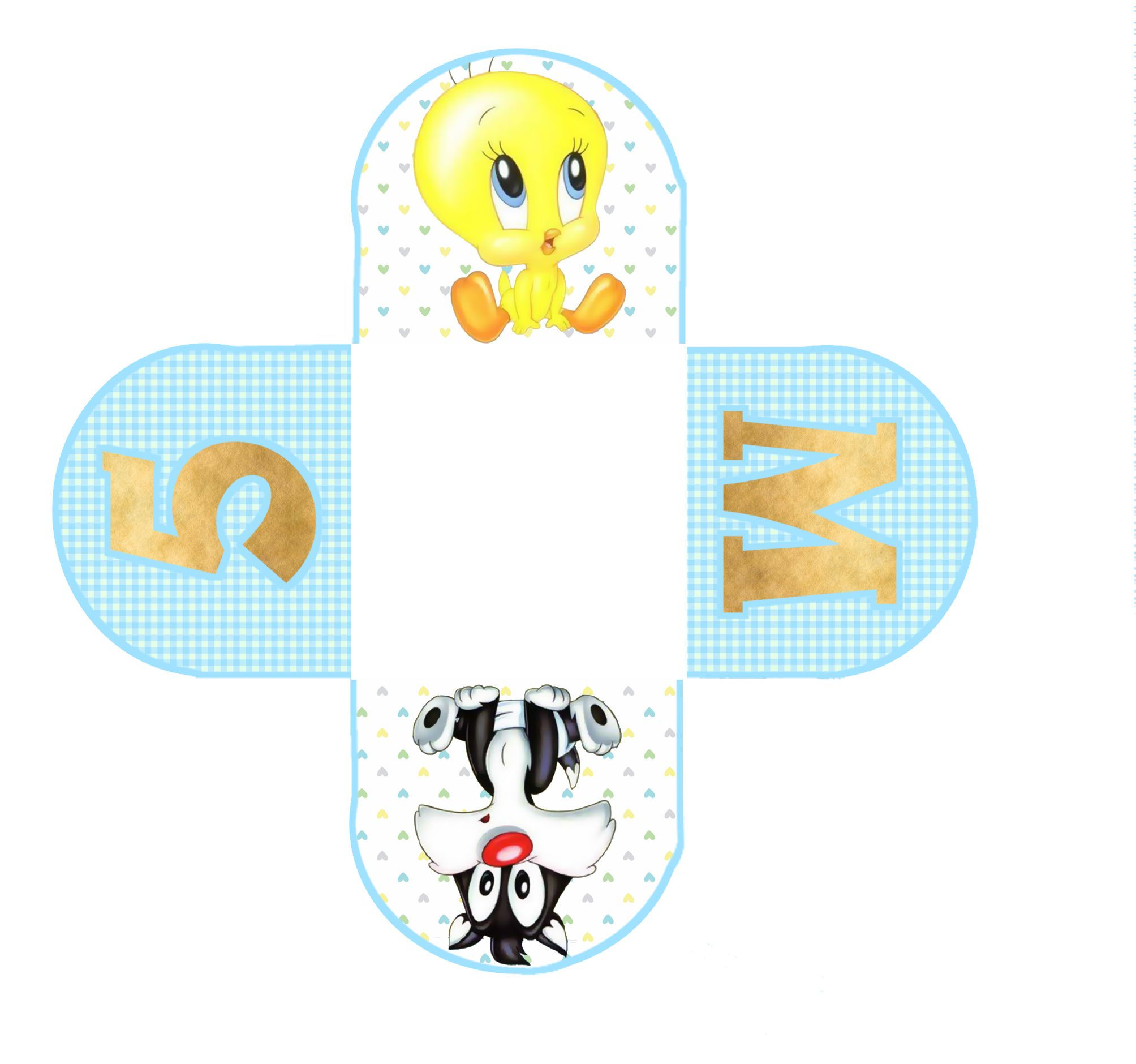 Caixetas para doces Baby Looney Tunes