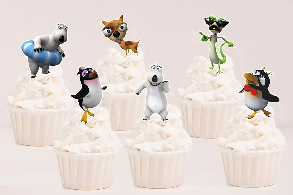 Toppers Recortados Bernard Bear