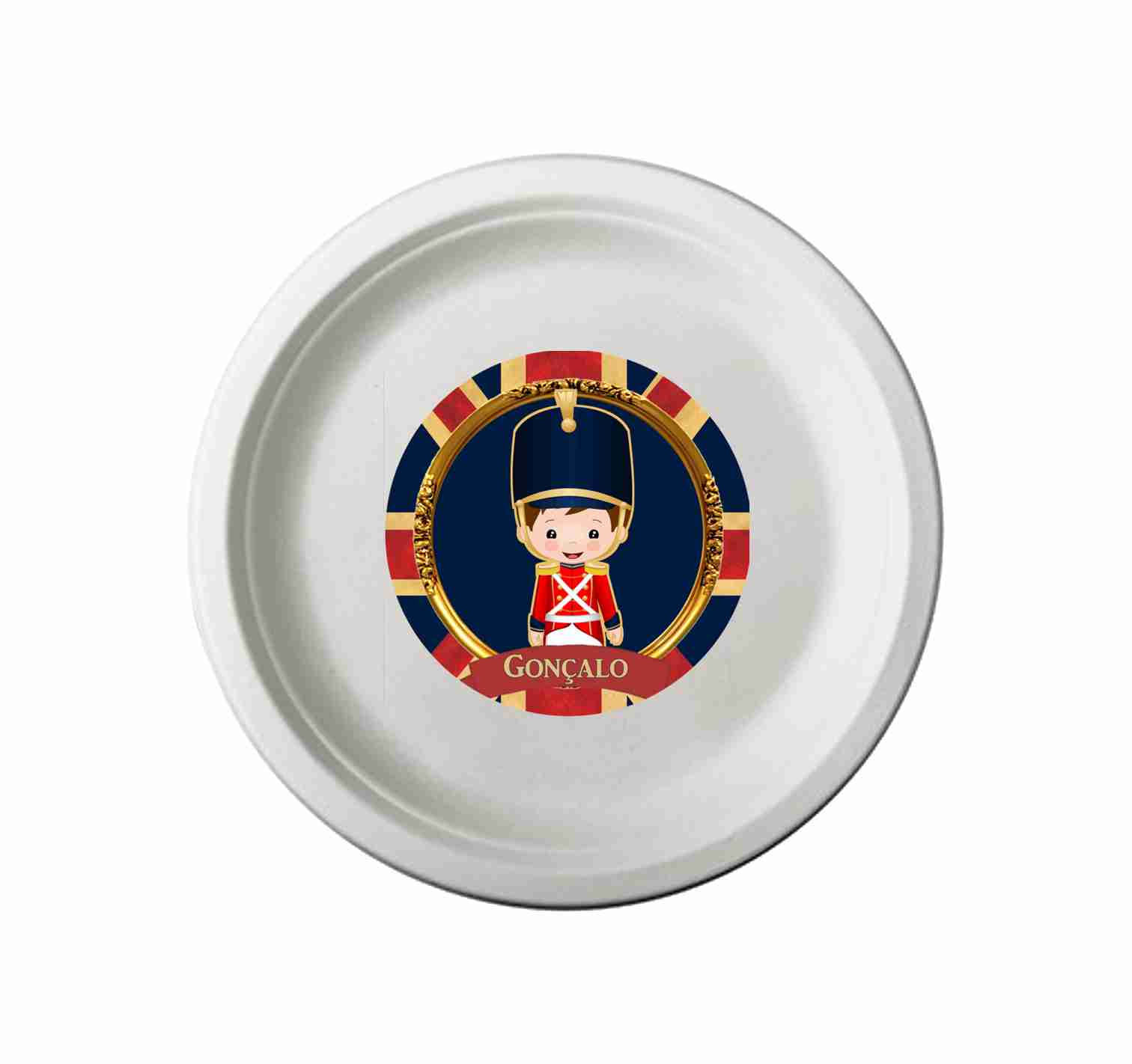 Autocolante para Prato Soldadinho de Chumbo