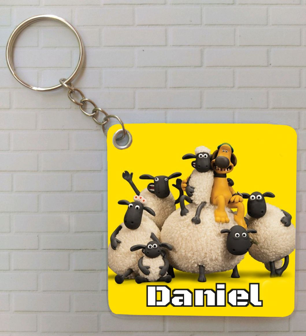 Porta-chaves Ovelha Choné personalizado com nome