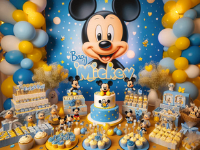Ideias Encantadoras para Organizar uma Festa de Aniversário Baby Mickey