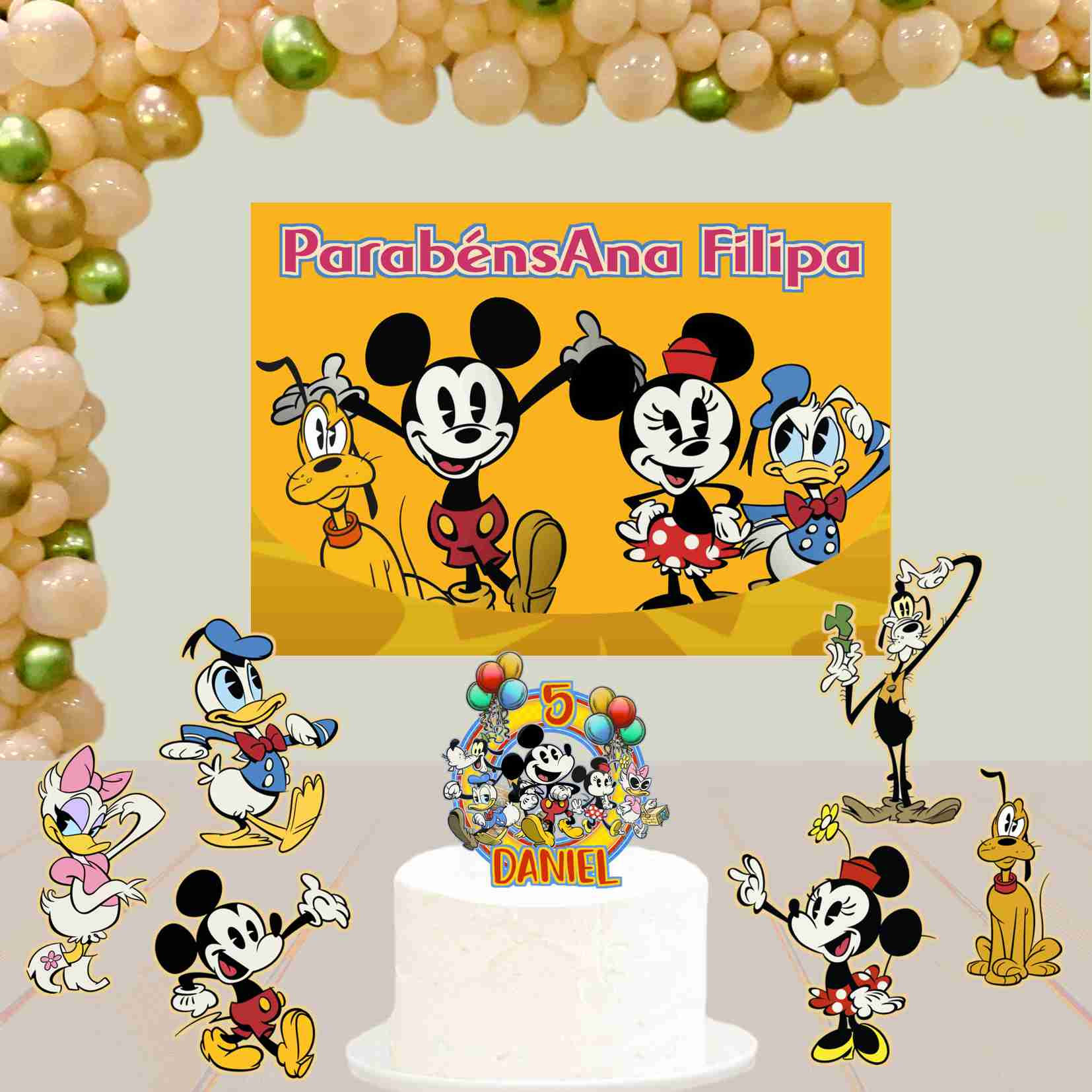 Kit de Festa Básico 1 Maravilhoso Muno do Mickey