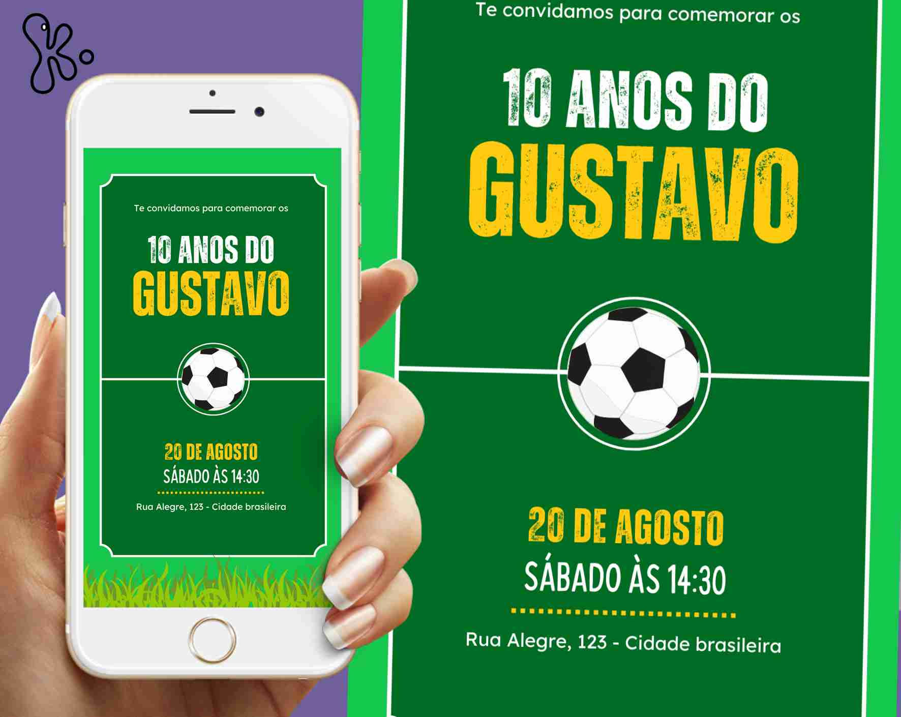 Convite Digital Futebol 28