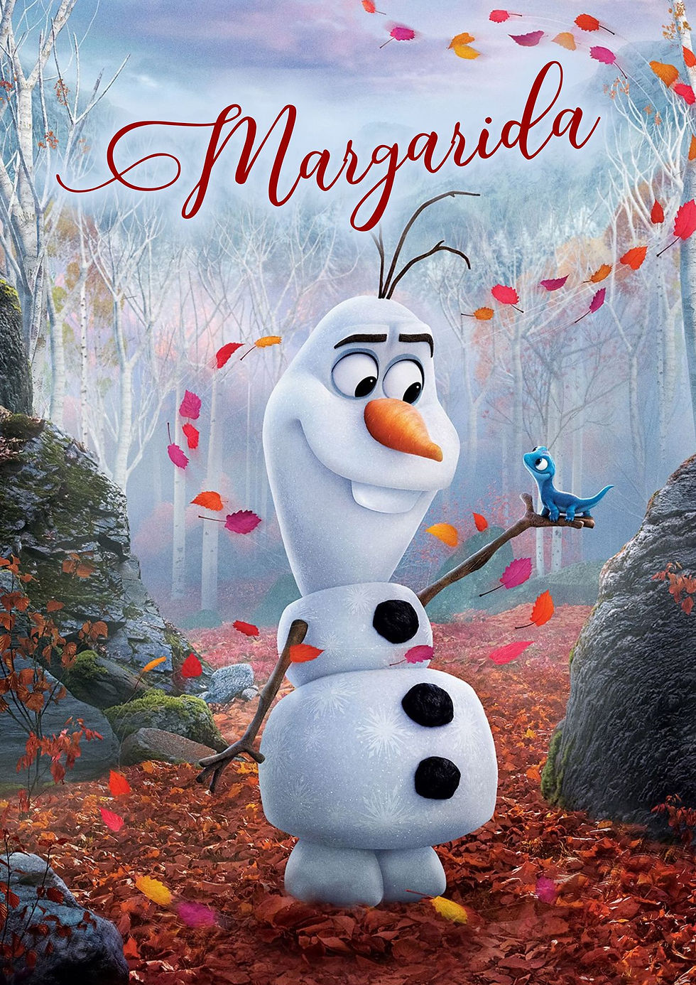 Cartaz A3 Frozen Olaf