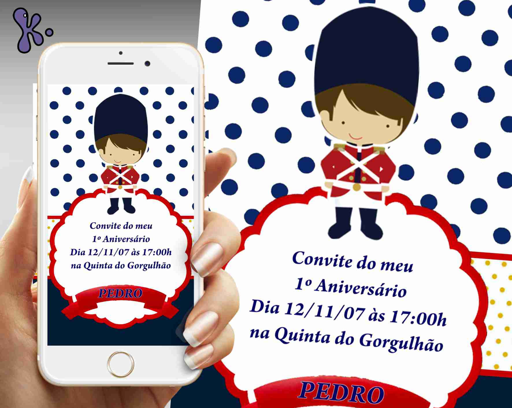 Convite Digital Soldadinho De Chumbo
