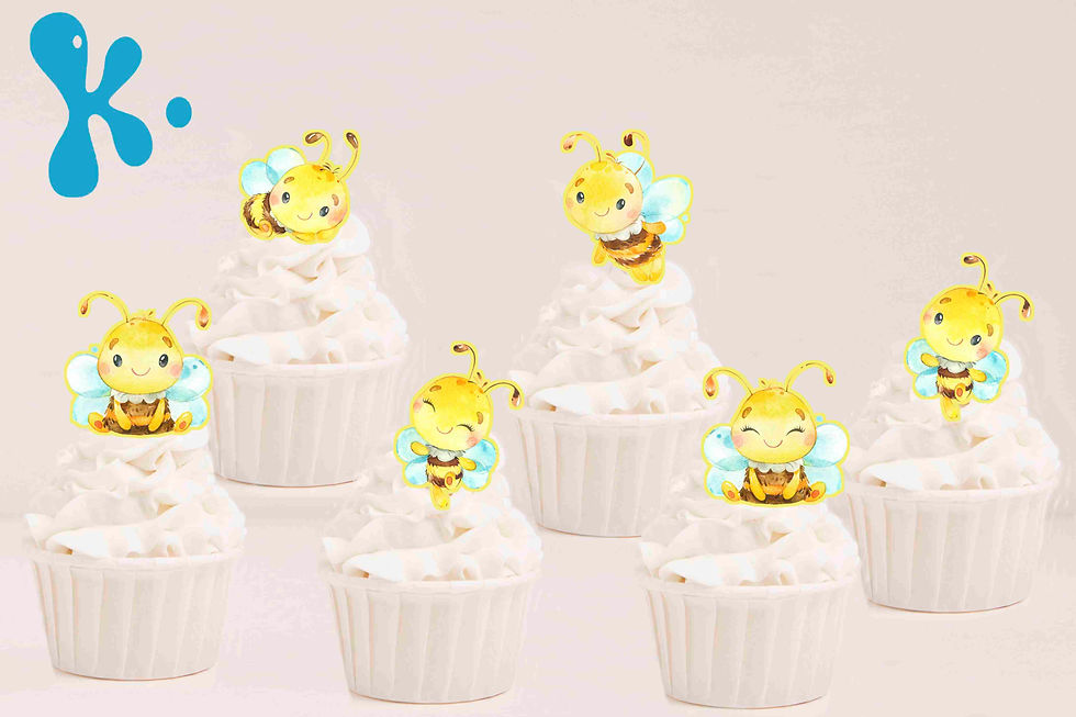 Toppers Recortados Abelhinhas 3