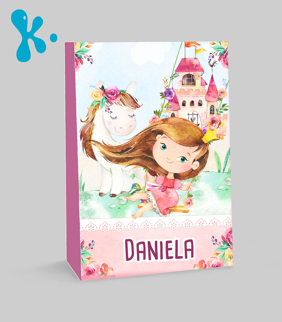 Saco Lembrança Princesa 3