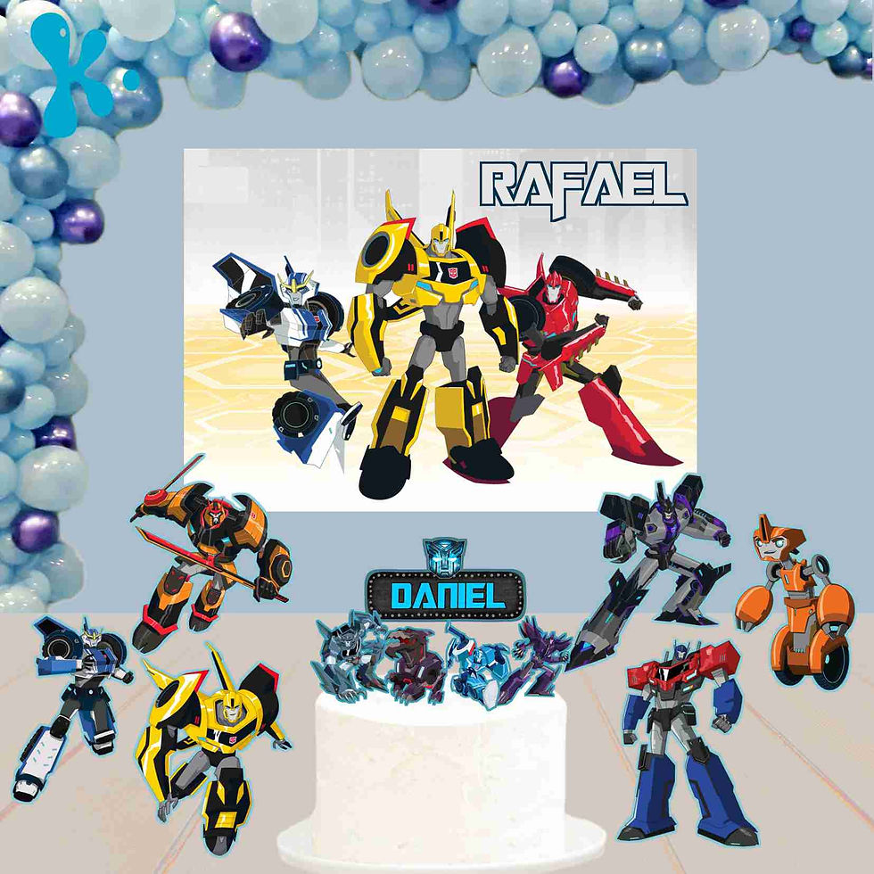 Kit de Festa Basico 1 Transformers: Robots in Disguise