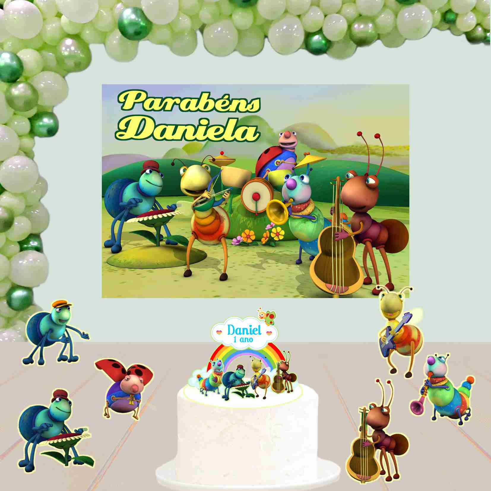 Kit de Festa Básico 1 Big Bugs Band - Baby TV