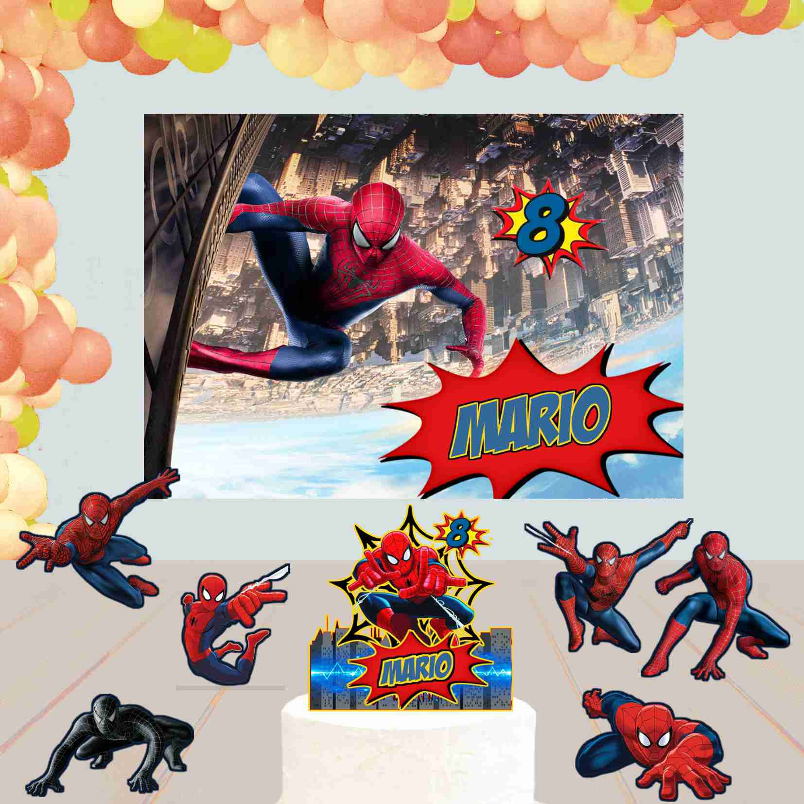 Kit de Festa Básico 1 Homem Aranha 1