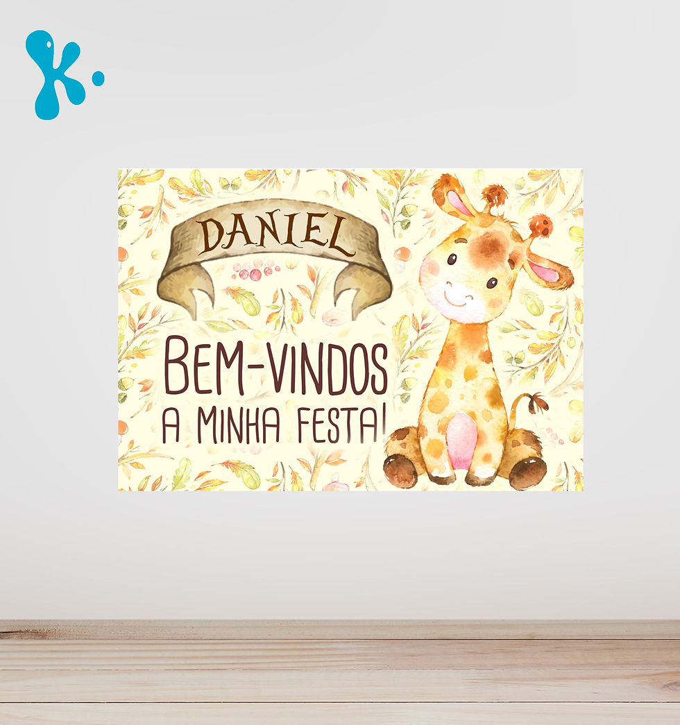 Cartaz de boas-vindas Safari