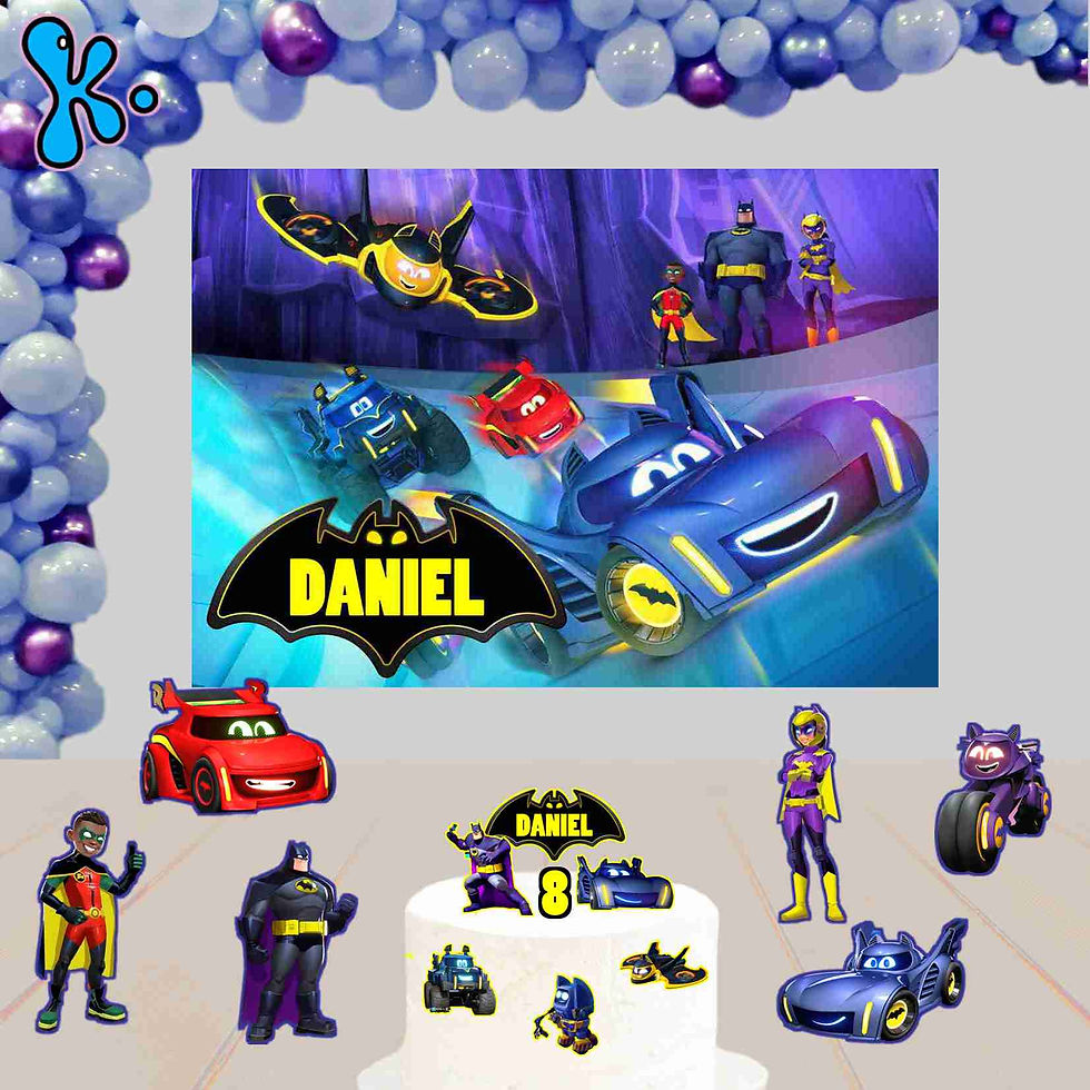 Kit de Festa Básico 1 FC Batwheels