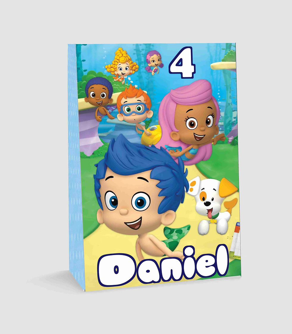 Saco Lembrança Bubble Guppies