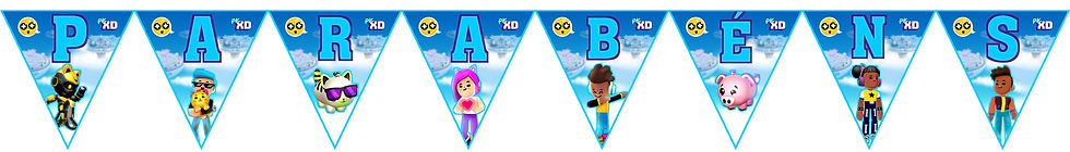 Bandeirolas Parabéns PK XD