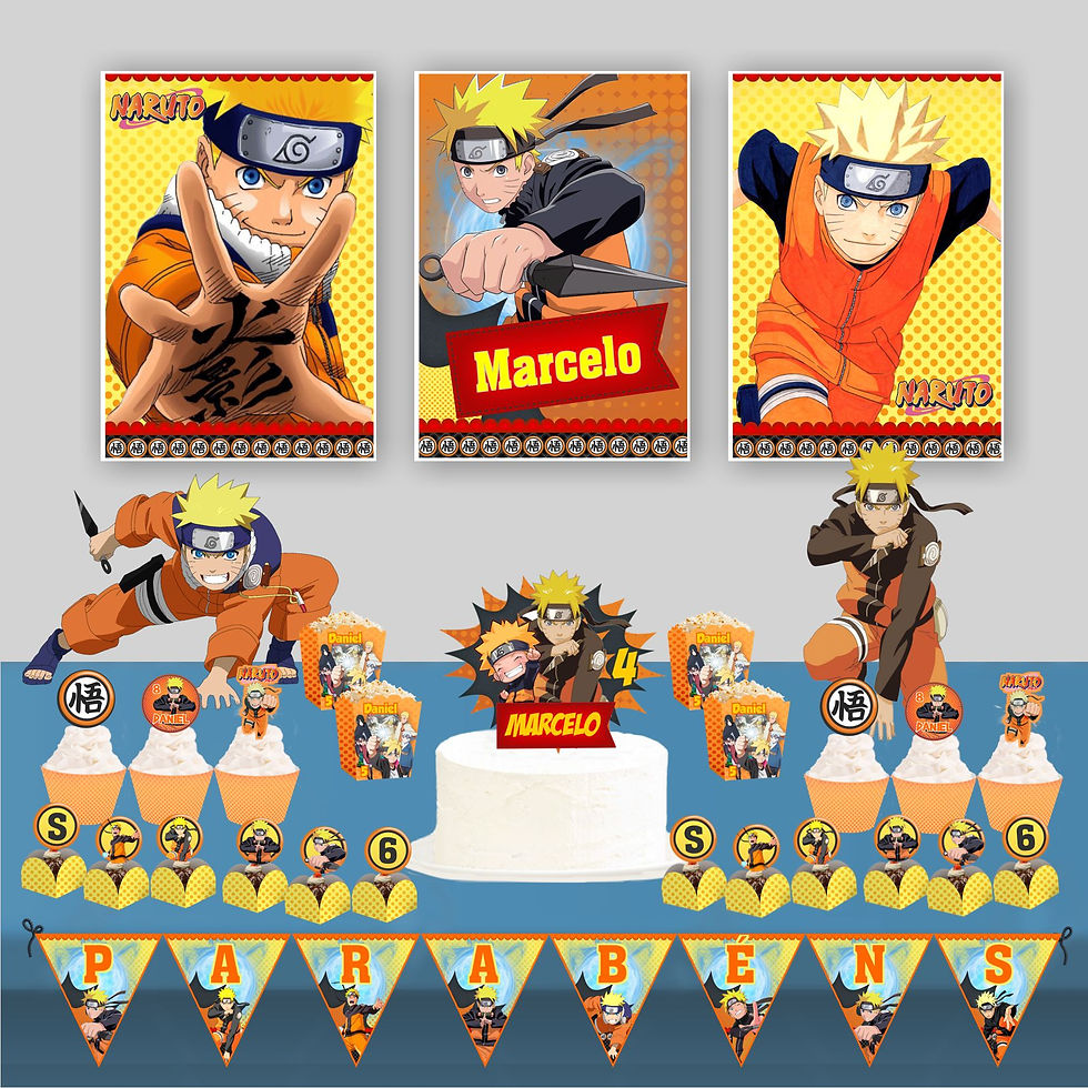 Miniatura: Kit Festa Só Um Bolinho 2 Naruto