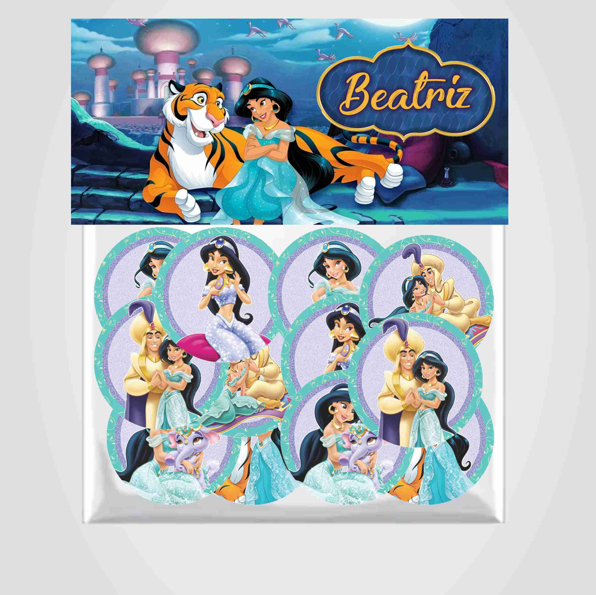 Jogo da memória 6 pares Princesa Jasmine