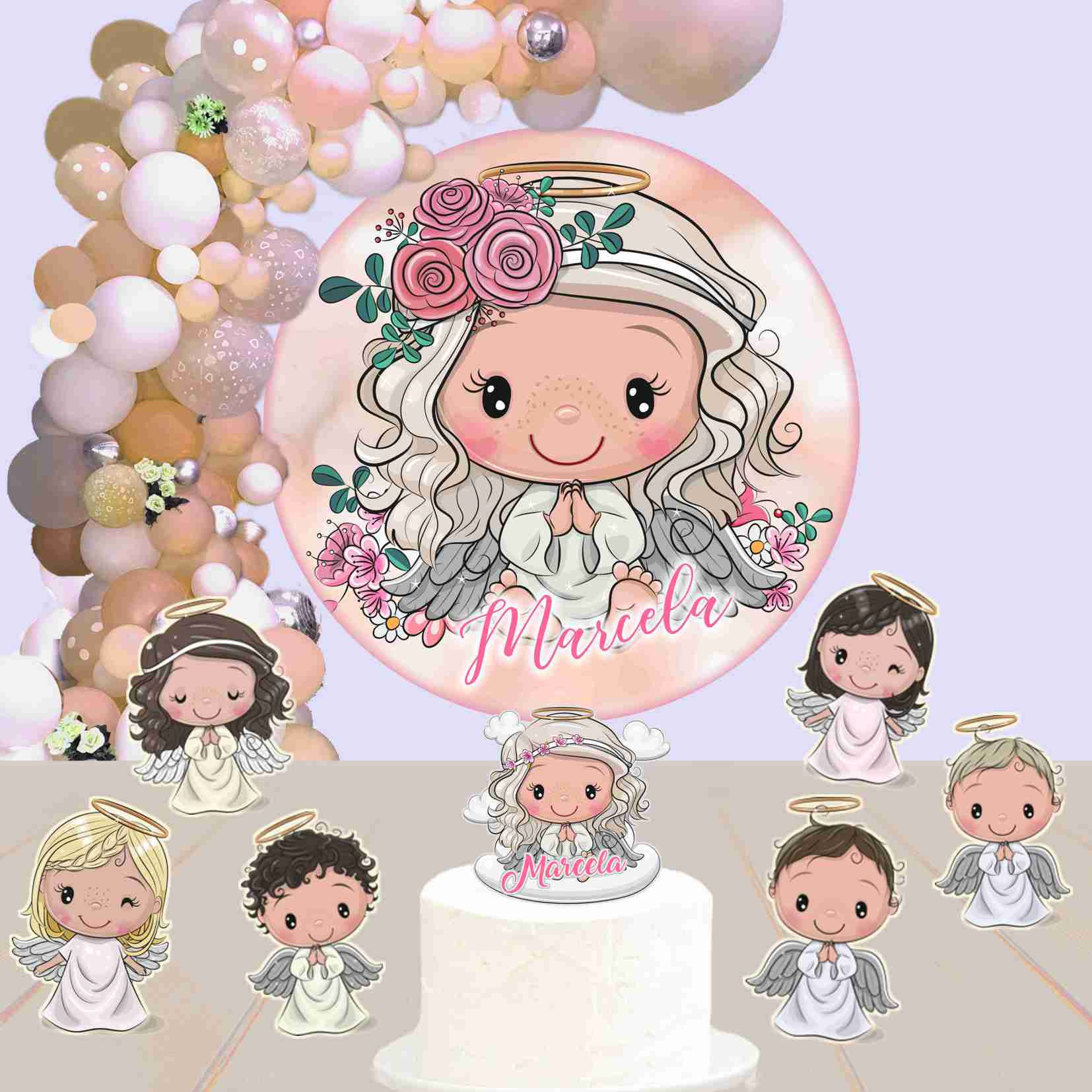 Kit de Festa Básico 2 Anjos