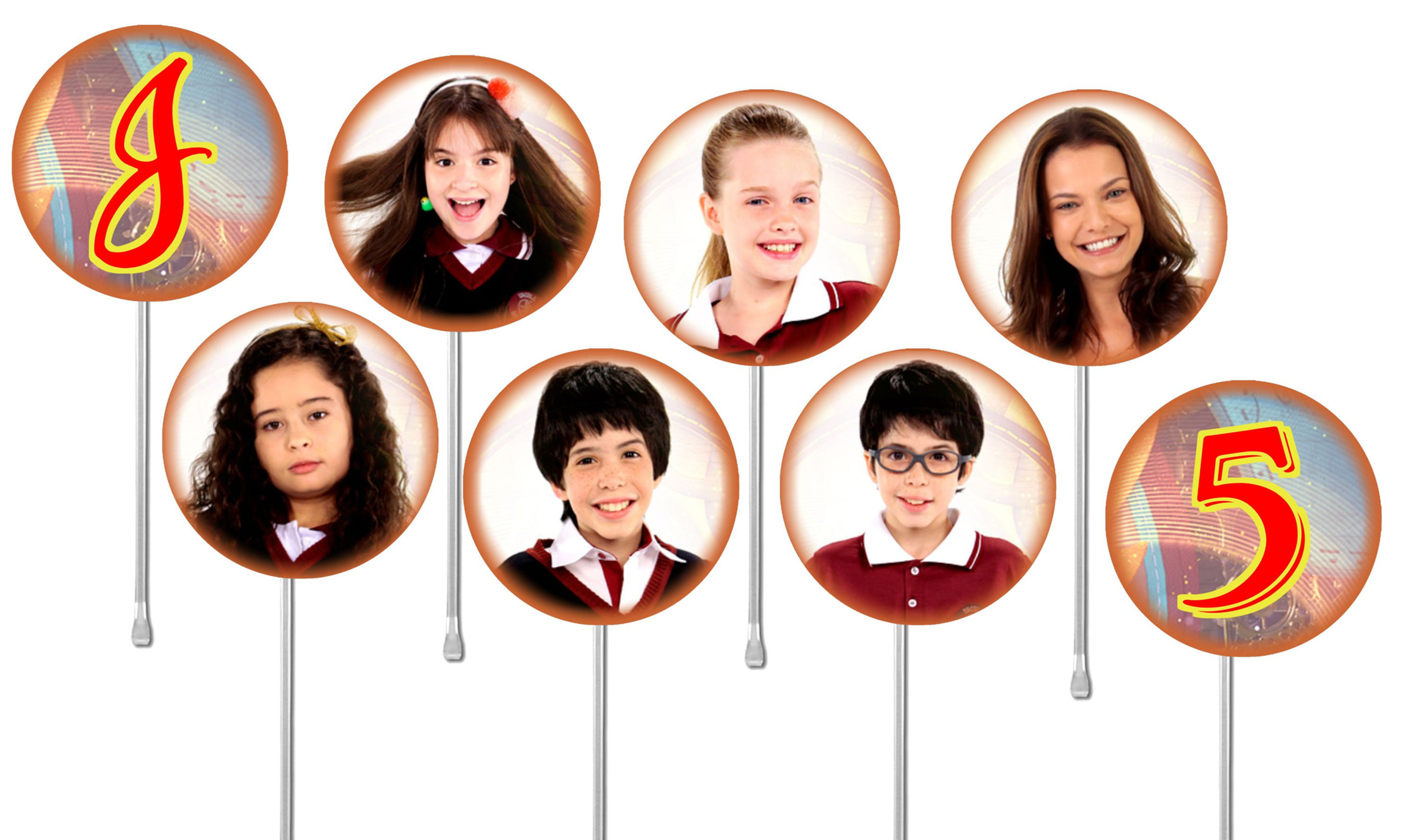 Toppers doces salgados Poliana