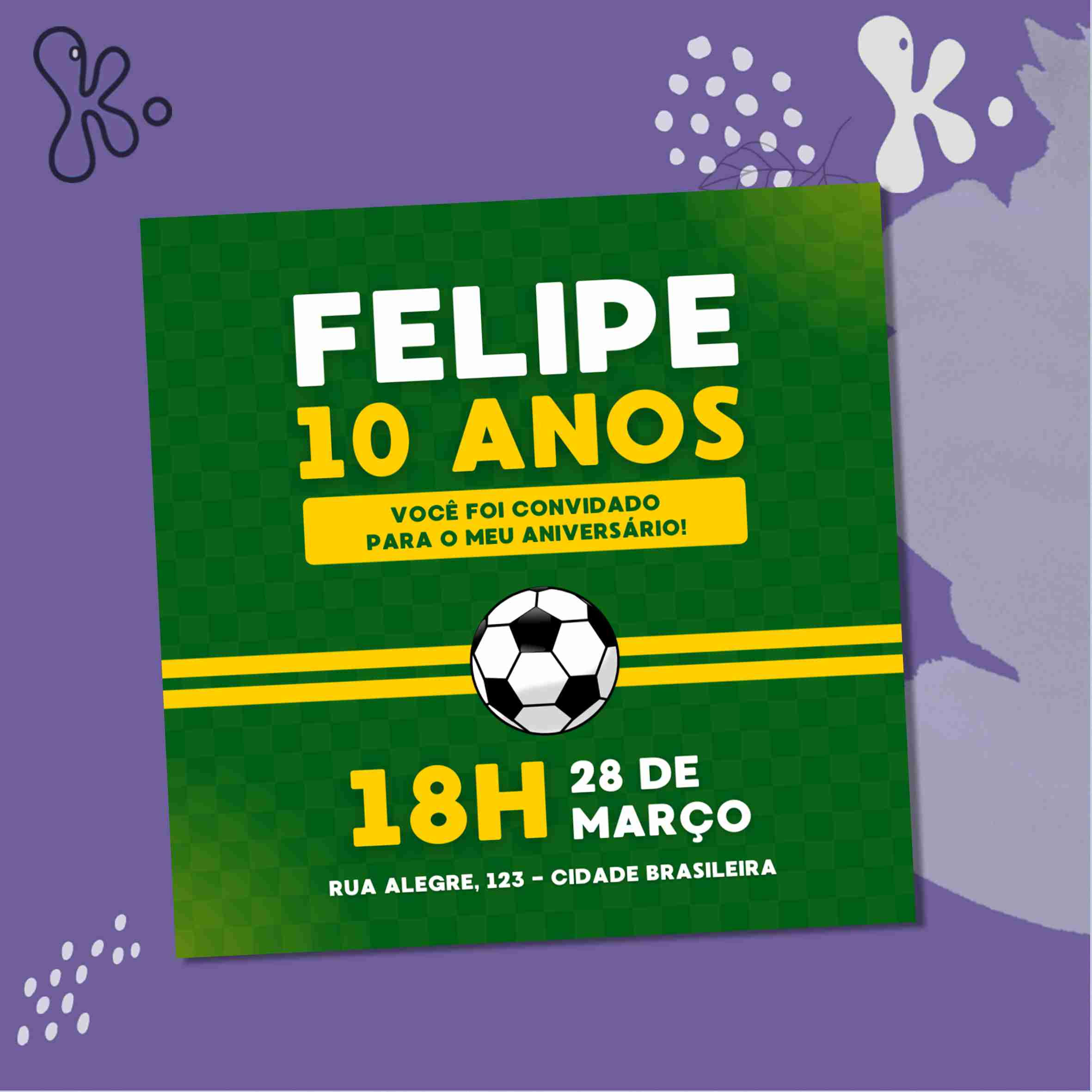 Convite Digital Futebol 2
