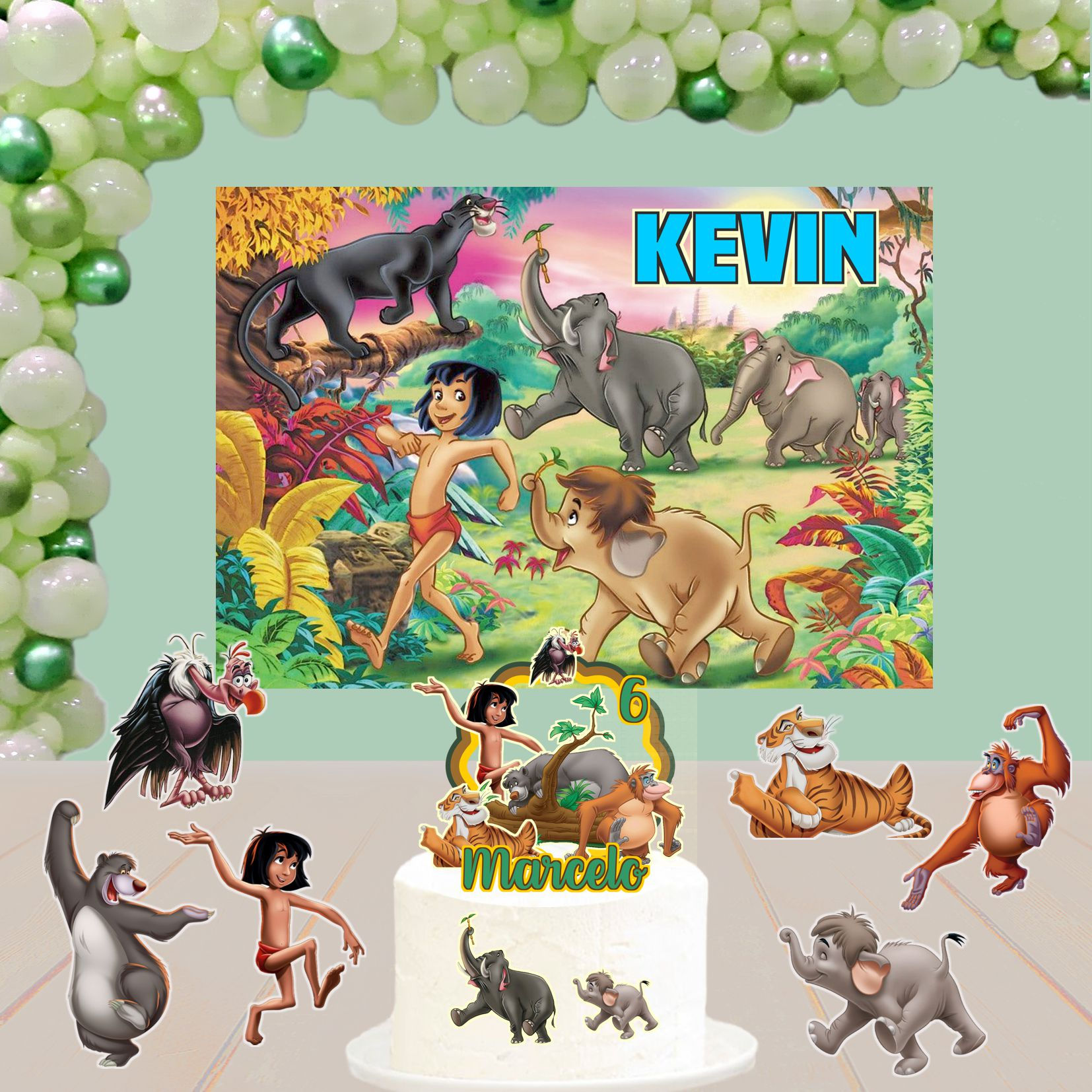 Kit de Festa Básico 1 Livro da Selva