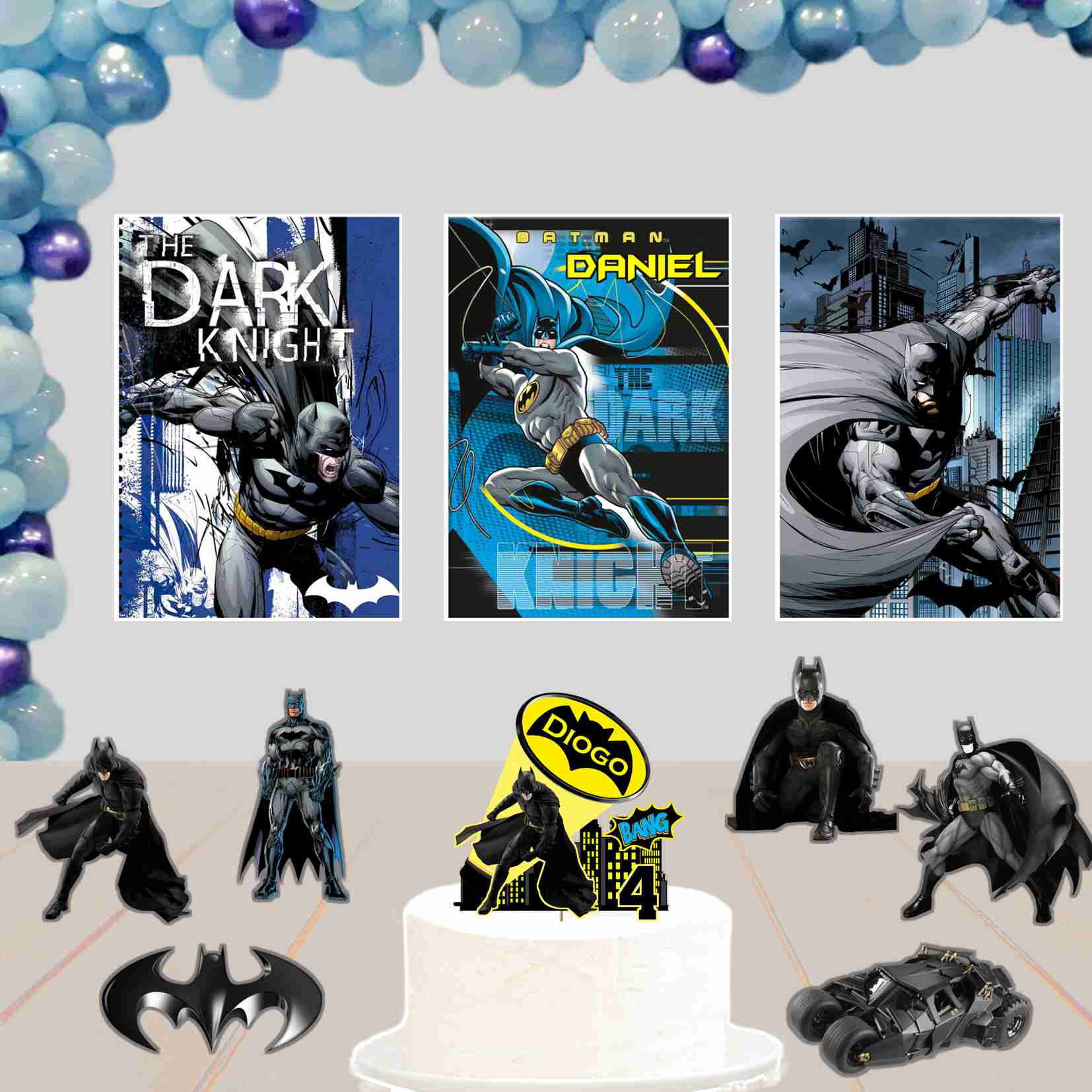 Kit de Festa Básico 1a Batman